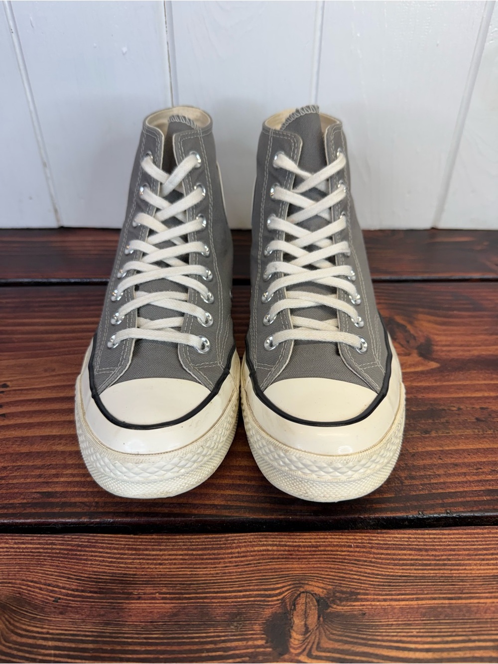 Converse Chuck 70 High Top Mason Grey Canvas Sneakers Women’s 8.5 - Picture 3 of 9